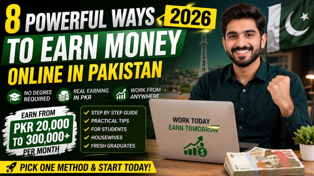 earn money online in Pakistan 2026 complete guide
