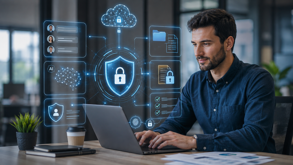 AI automation with privacy and cybersecurity protection for small businesses